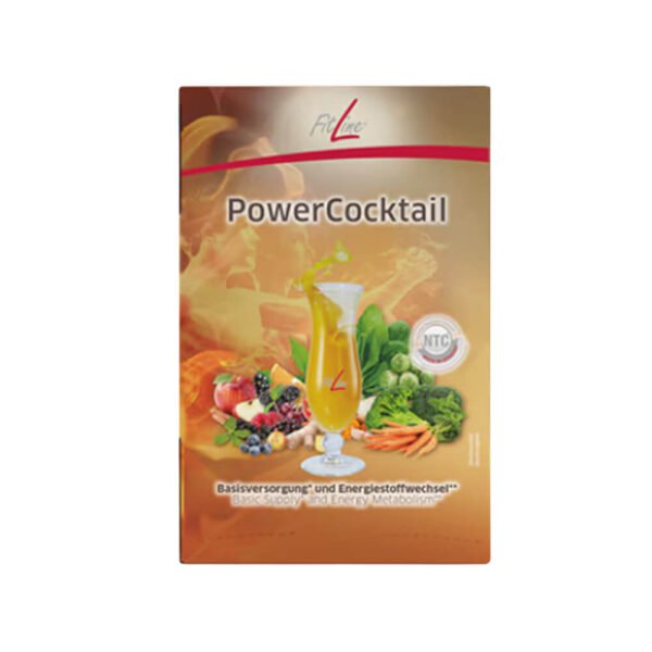 FitLine PowerCocktail – Supliment premium concentrat pentru energie zilnică, imunitate, digestie echilibrată și vitalitate generală, cu vitamine, enzime și antioxidanți, 100% natural